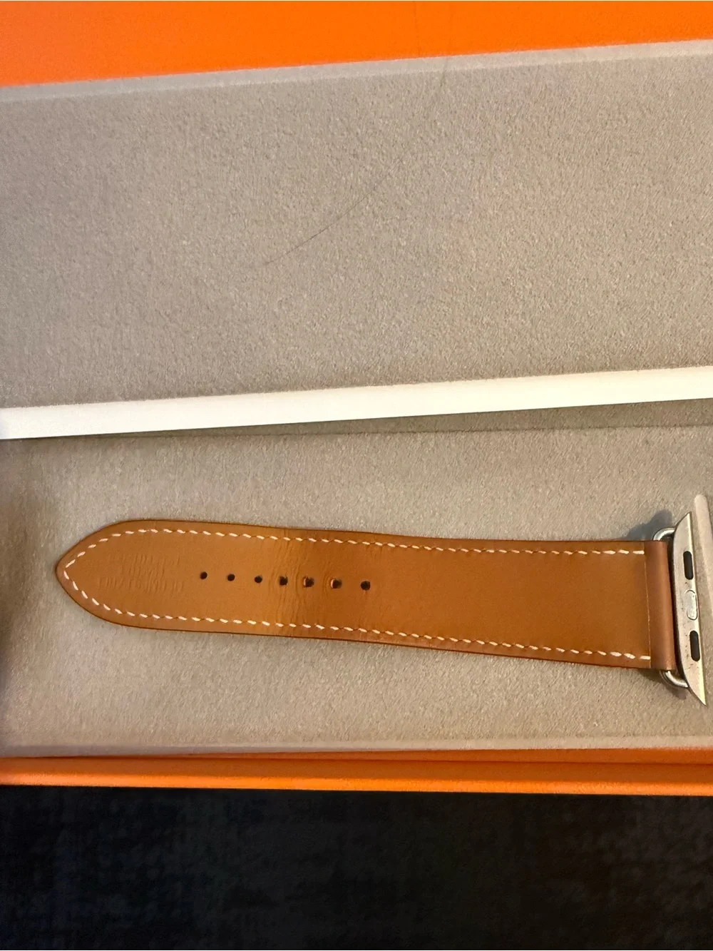 Hermès Orange Box with Black Logo